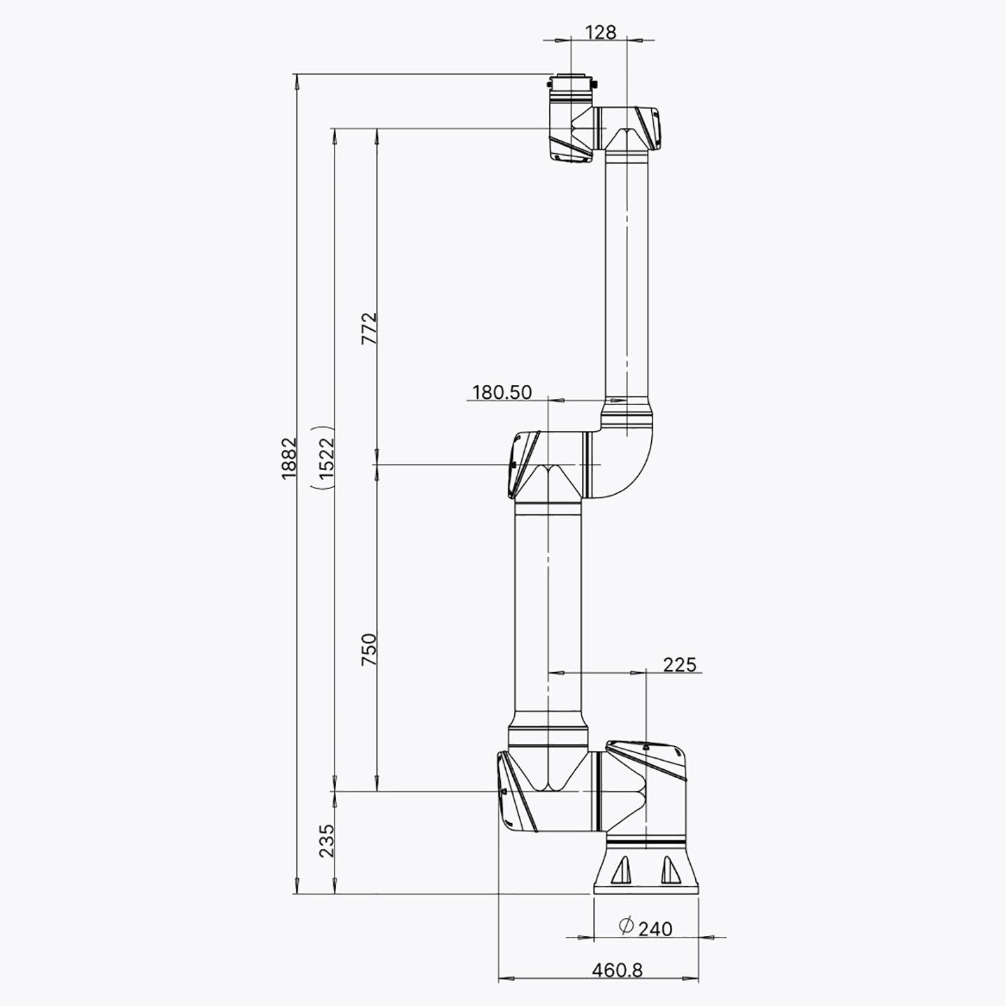 Коллаборативный робот (кобот) ELITE ROBOTS CS530H