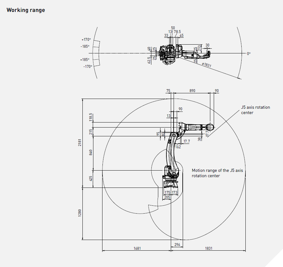 Промышленный робот Fanuc ARC Mate 120iD/25