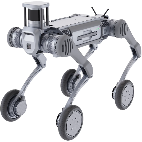 Бионический робот-собака промышленный Unitree B2-W (колесная база)