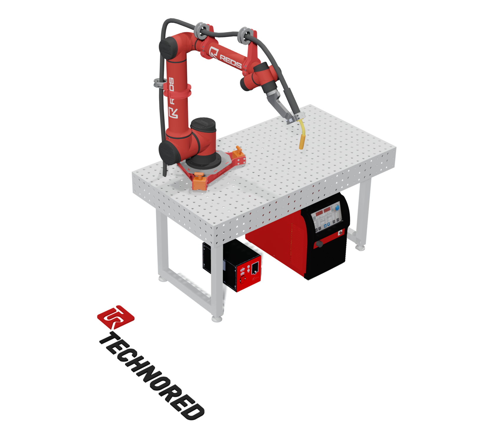 Роботизированная ячейка для сварки TECHNORED REDWELD PRO 10 cobot MIG/LASER