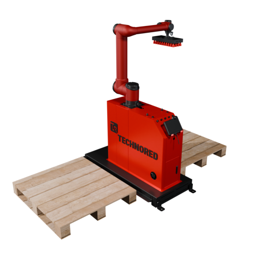 Роботизированная ячейка для (де)паллетирования TECHNORED REDCARGO 25S cobot