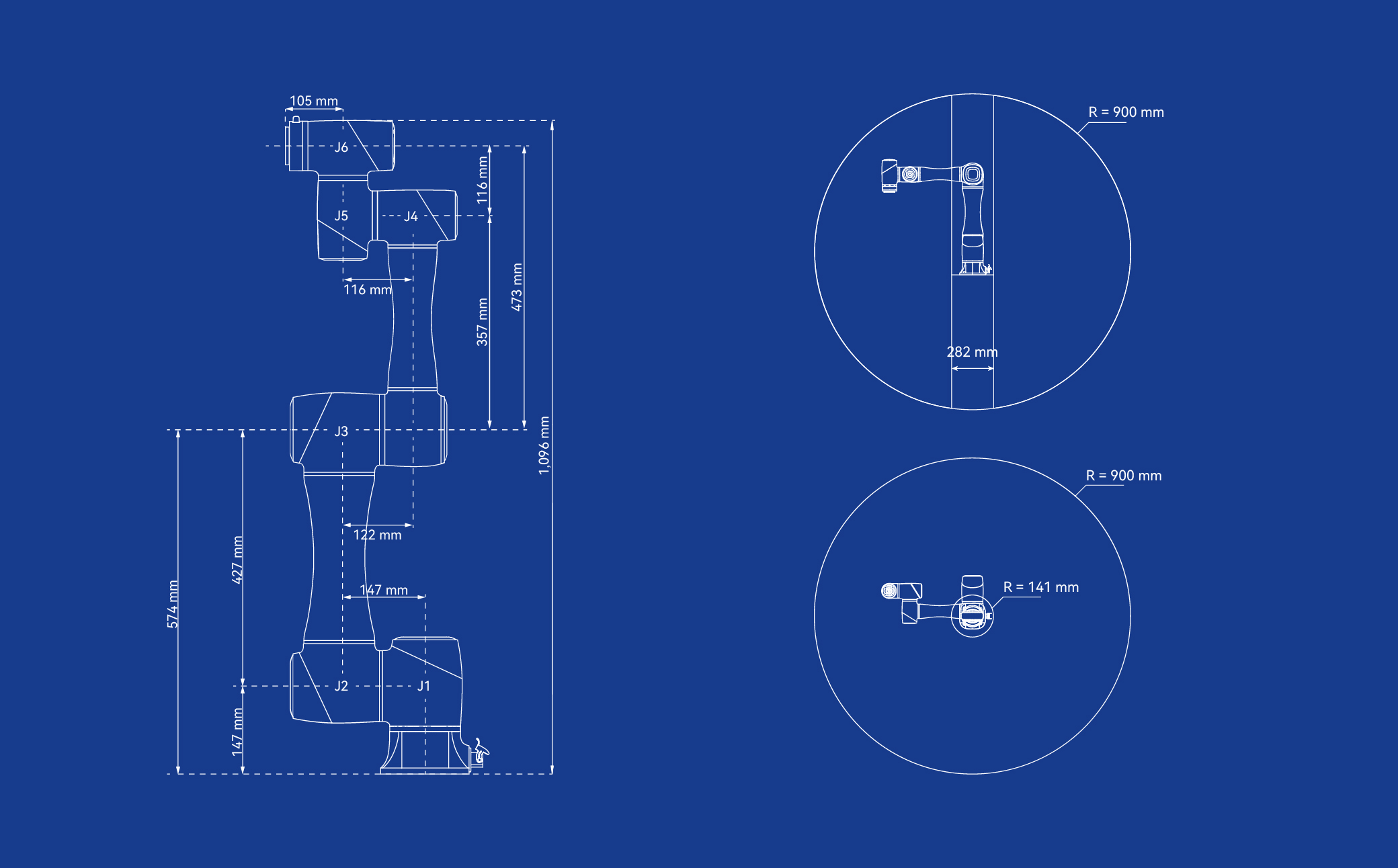 Коллаборативный робот (кобот) DOBOT CR5
