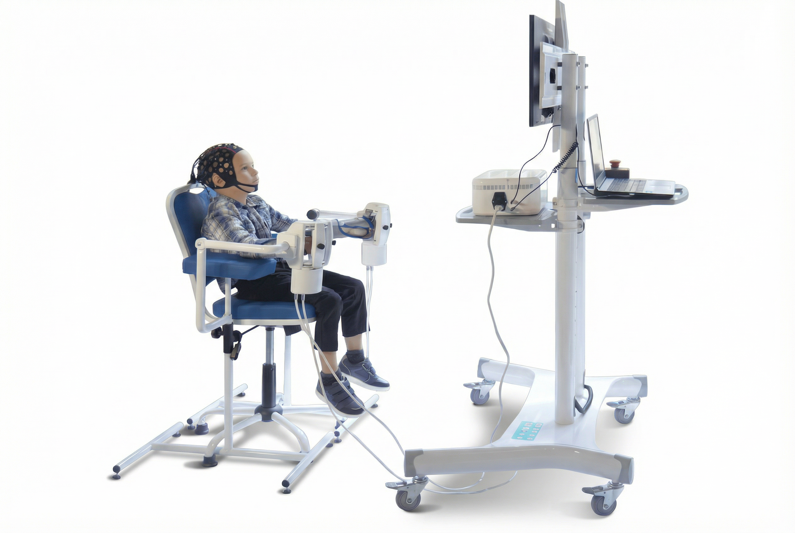 Роботизированный комплекс для реабилитации и абилитации детей с двигательными нарушениями кистей рук "Юниор"