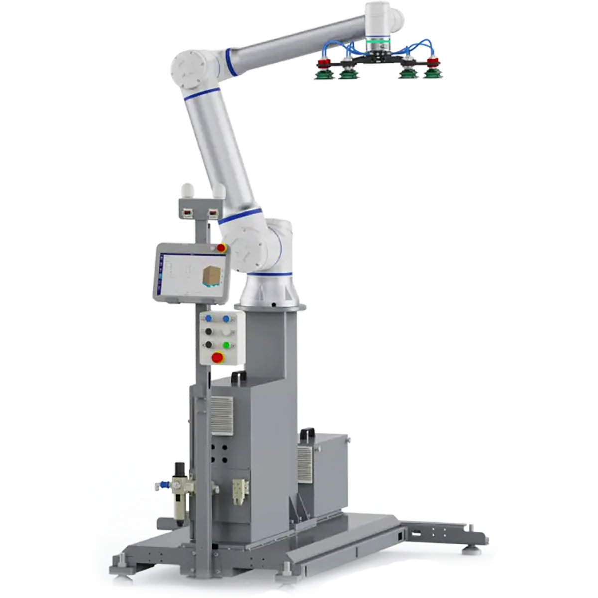 Роботизированная ячейка для (де)паллетирования ELITE ROBOTS CP CPF10, стационарная колонна