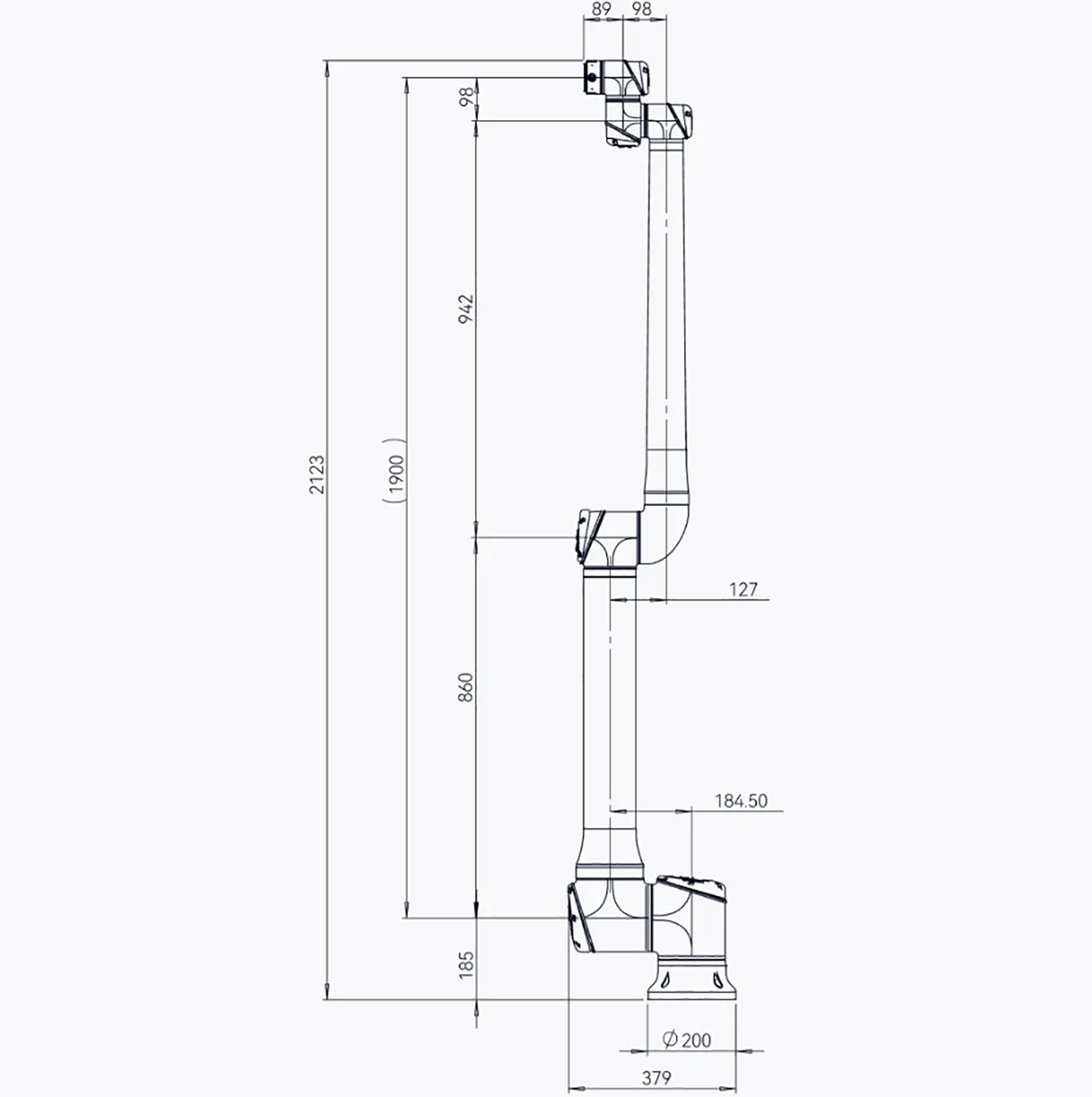 Коллаборативный робот (кобот) ELITE ROBOTS EC612