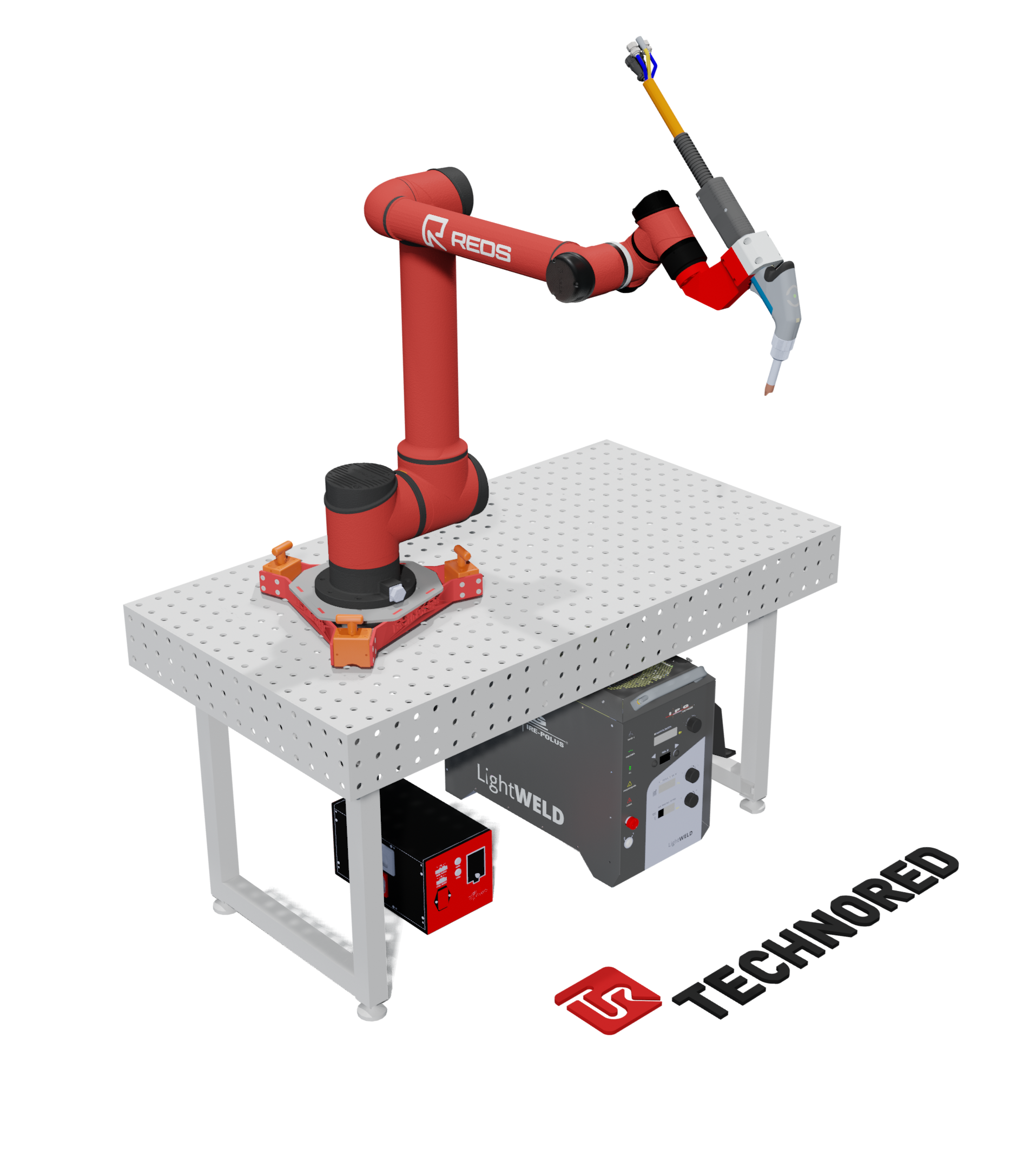 Роботизированная ячейка для сварки TECHNORED REDWELD PRO 10 cobot MIG/LASER