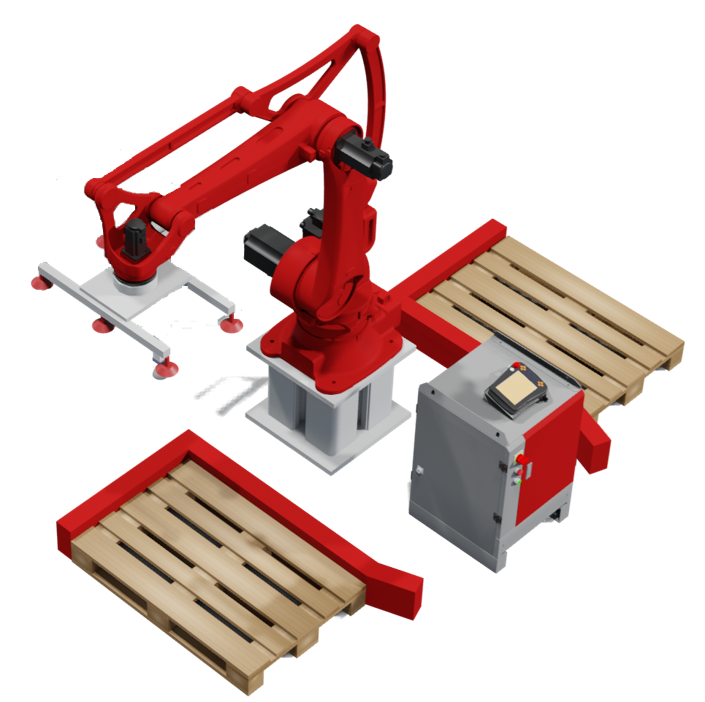 Роботизированная ячейка для (де)паллетирования TECHNORED REDCARGO PRO 50