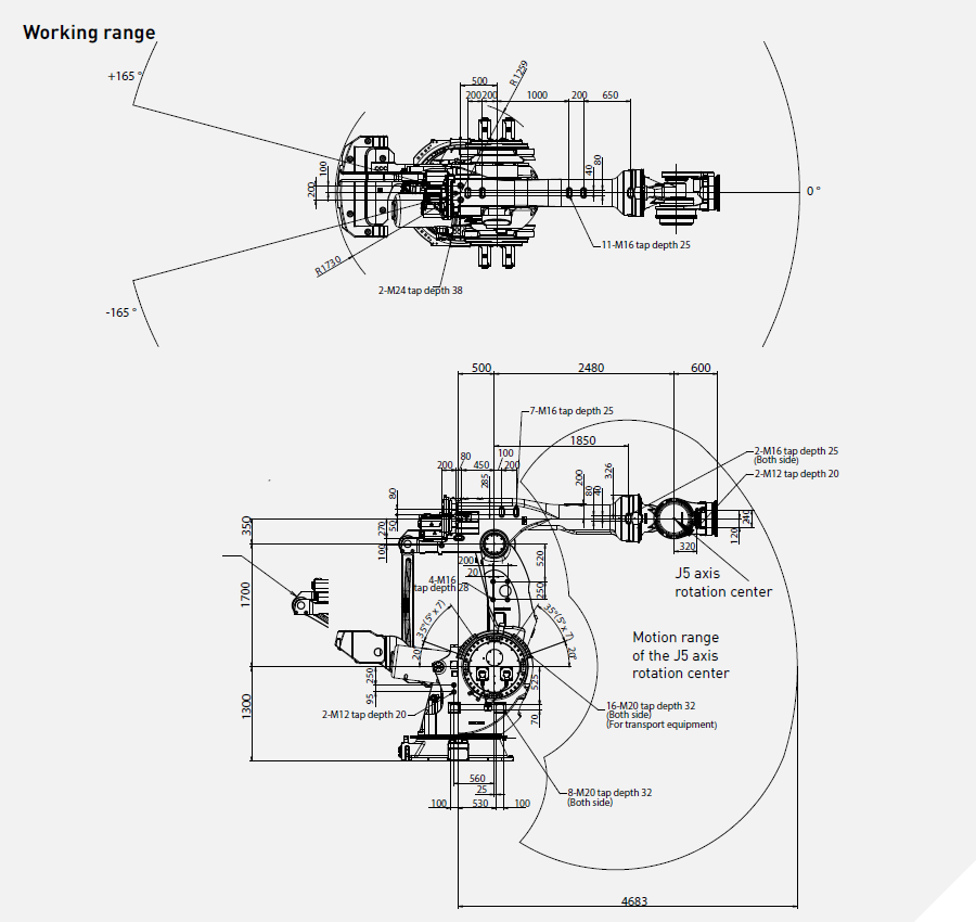 Промышленный робот Fanuc M-2000iA/1700L
