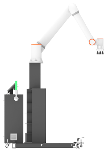 Роботизированная ячейка для (де)паллетирования FAIRINO Palletizing FR20, подвижная колонна