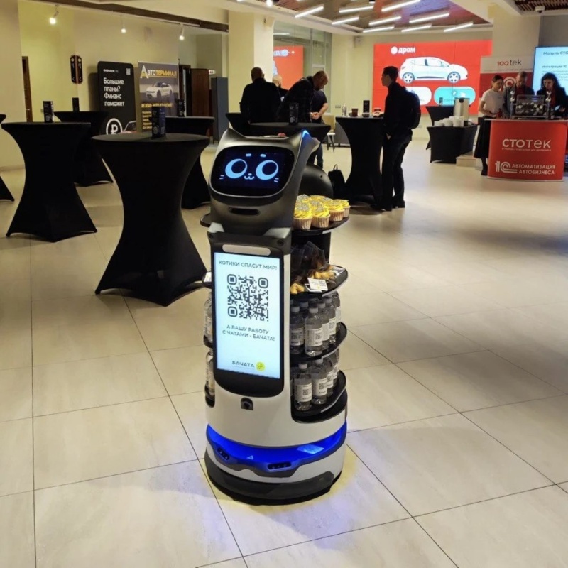Робот-промоутер и официант BellaBot Pro