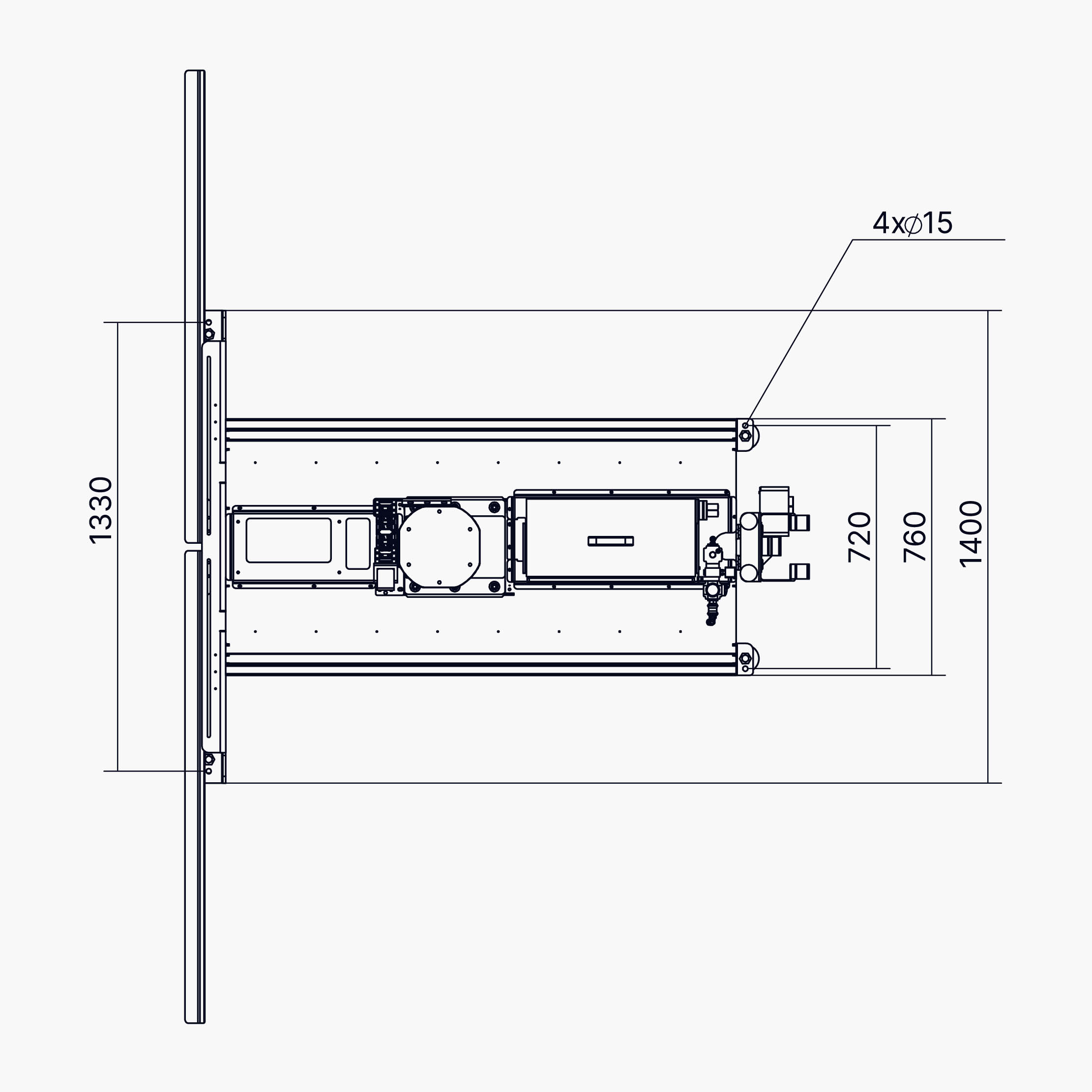 Роботизированная ячейка для (де)паллетирования ELITE ROBOTS CP CPL07, телескопическая колонна