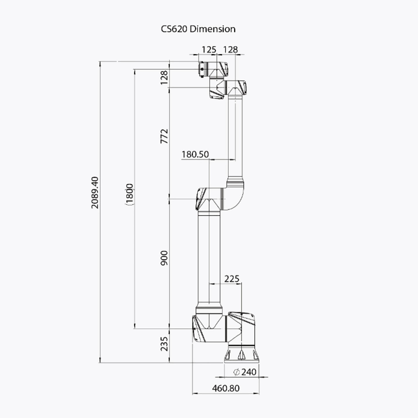 Коллаборативный робот (кобот) ELITE ROBOTS CS620