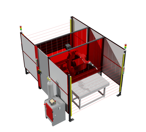 Роботизированная ячейка для сварки TECHNORED REDWELD PRO 2