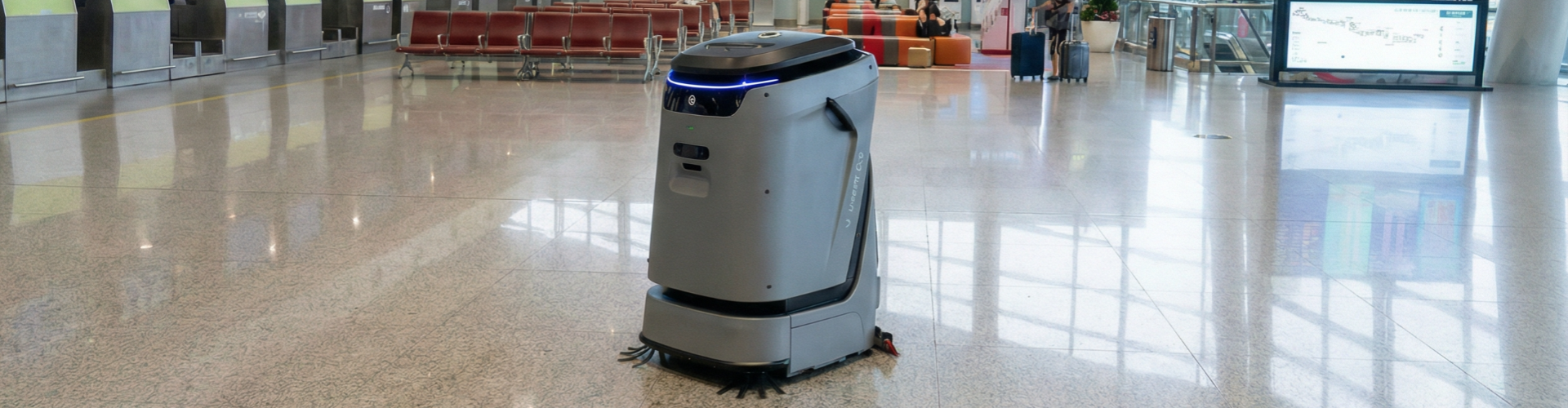 Автономная уборка в аэропорту: как AGIBOT C5 работает в условиях высокого трафика