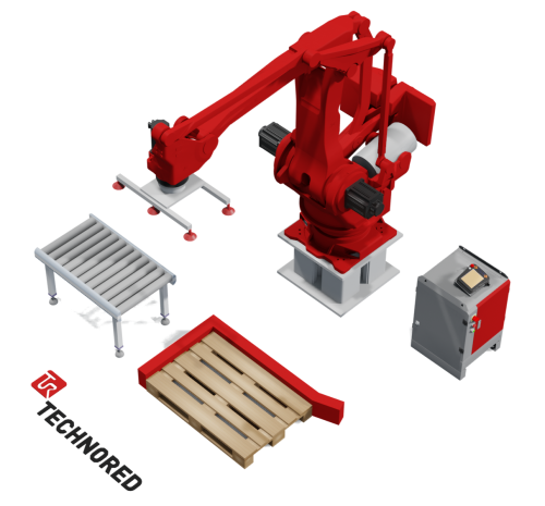 Роботизированная ячейка для (де)паллетирования TECHNORED REDCARGO PRO 800