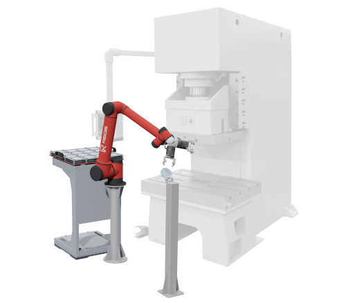 Роботизированная ячейка для штамповочного пресса TECHNORED REDLOAD BASIC 10/20
