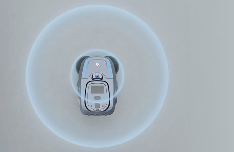 Схема работы 3D LiDAR навигации робота Gausium Beetle